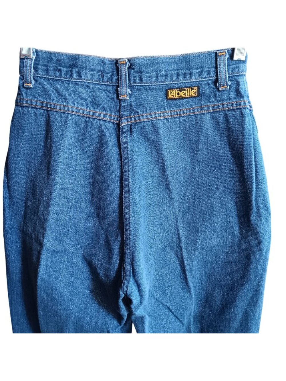 Bareback Vintage 80s Jeans 12 25x31 L'Abeille High-Waisted Denim True Boho 70s